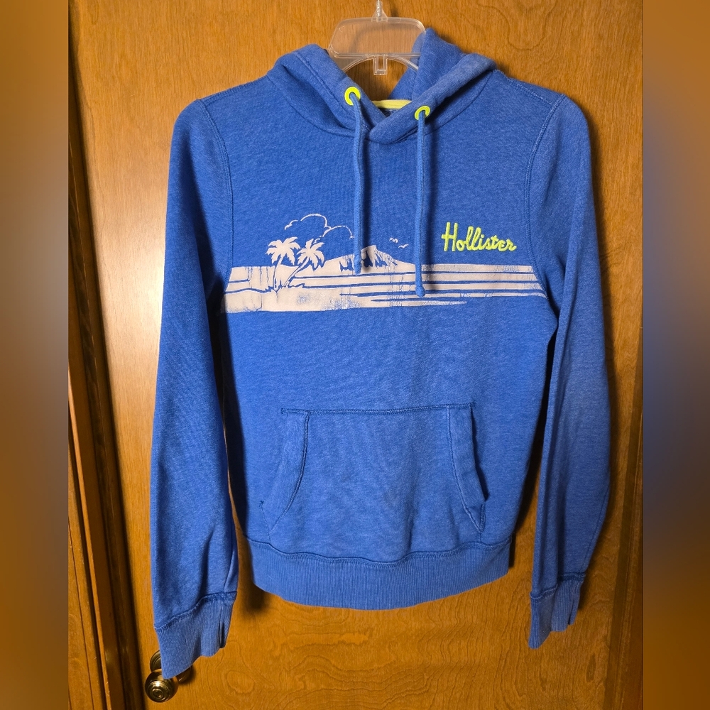 Hollister® Blue Mountain Scene Hoodie